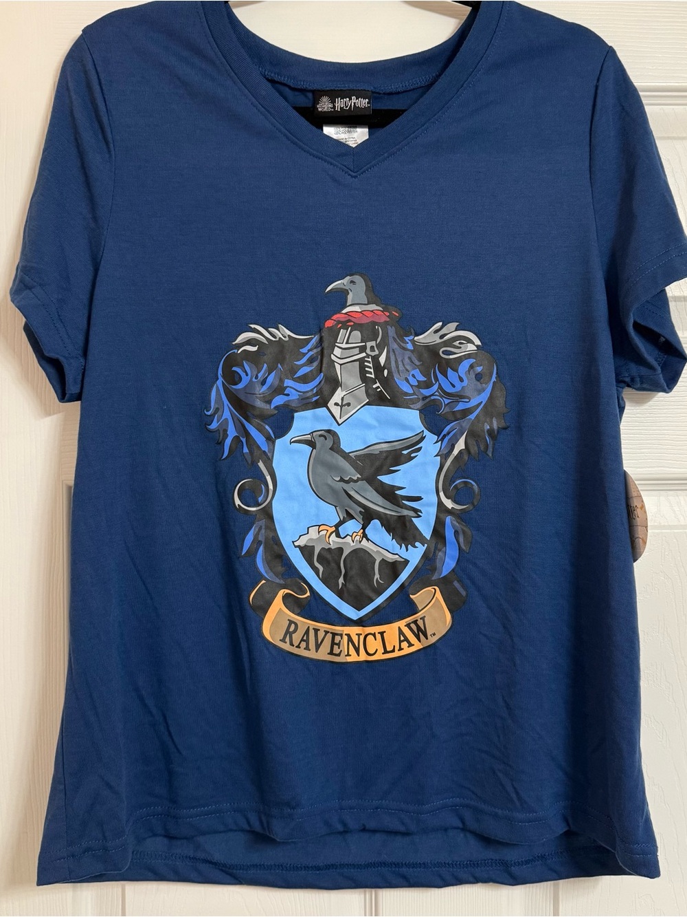 Harry Potter Ravenclaw V-Neck Tee - Navy Blue